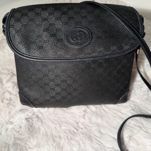 Gucci Vintage 90’s Navy Crossbody Bag